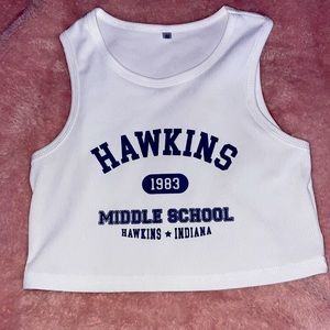 Hawkins Middle school Crop top (Stranger things)